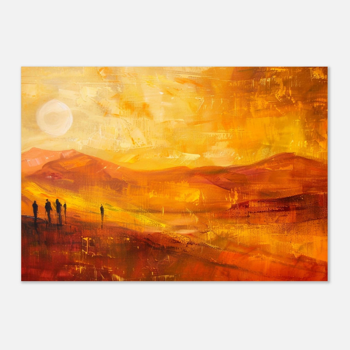Lost in the desert - Tableau paysage abstrait - Studio Elysium