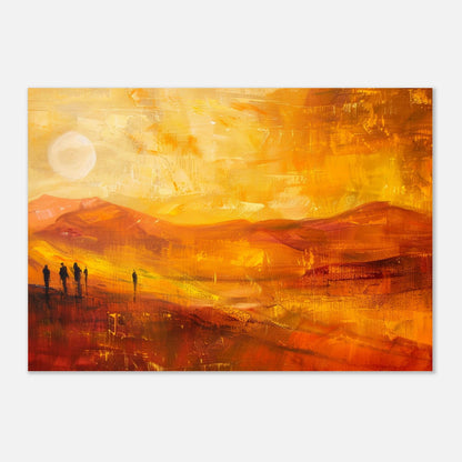 Lost in the desert - Tableau paysage abstrait - Studio Elysium