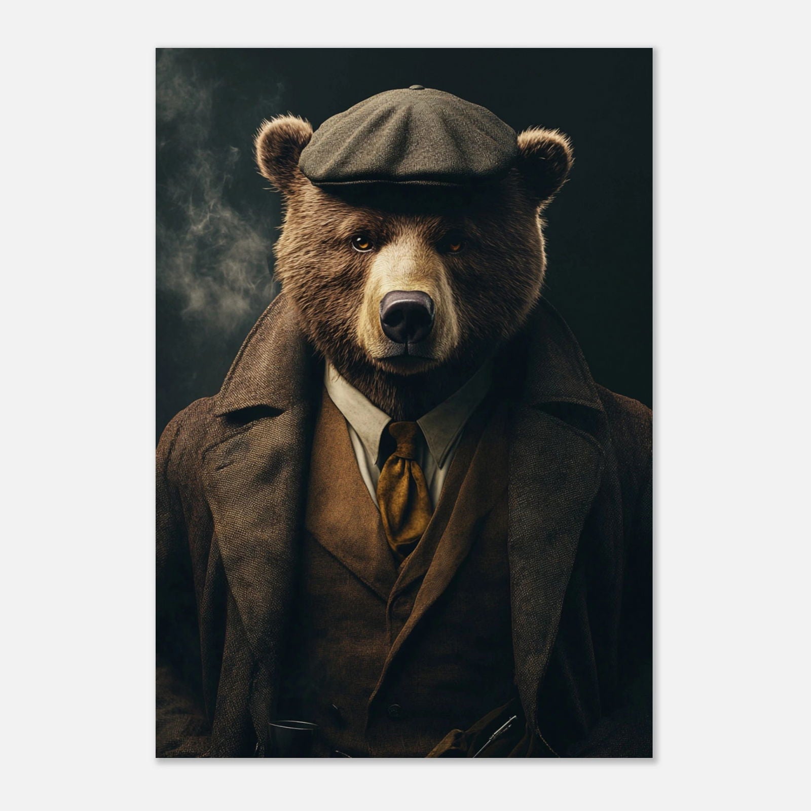 Ours 60s - Tableau animal - Studio Elysium