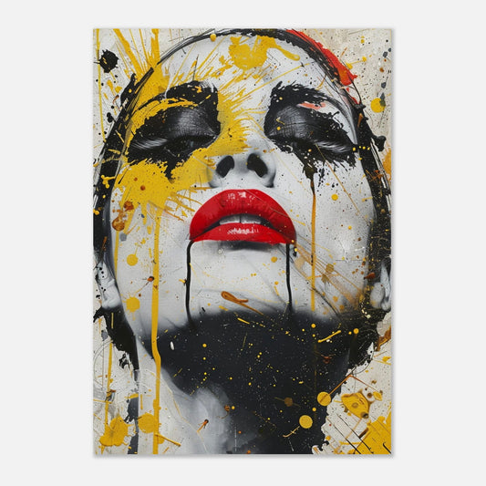 Red Lips N°1 - Tableau street art - Studio Elysium