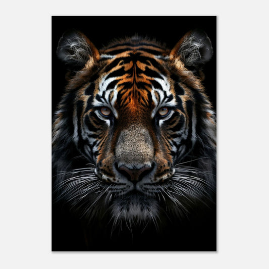 Tigre Fond noir - Tableau animal - Studio Elysium