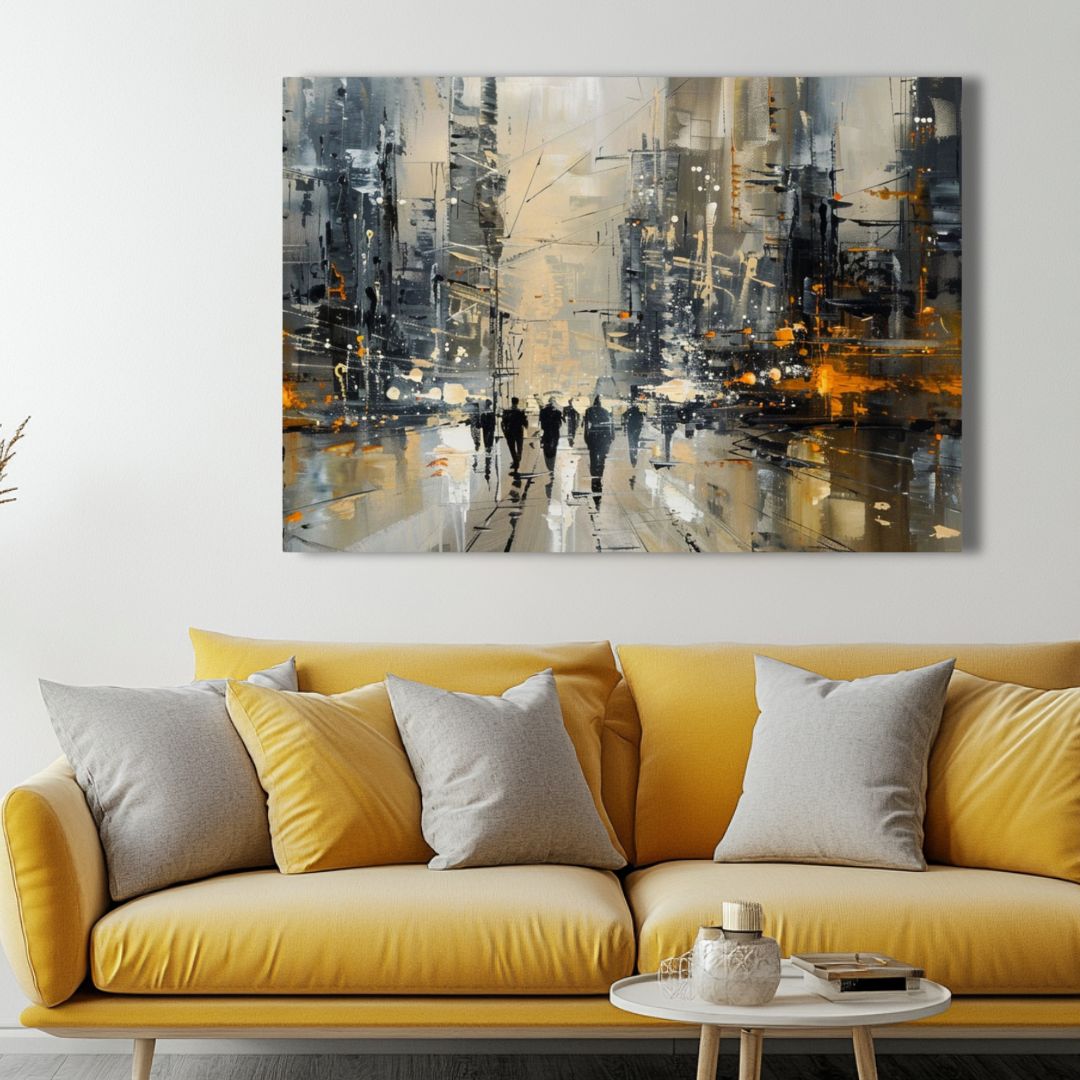 Back to the factory - Tableau paysage abstrait