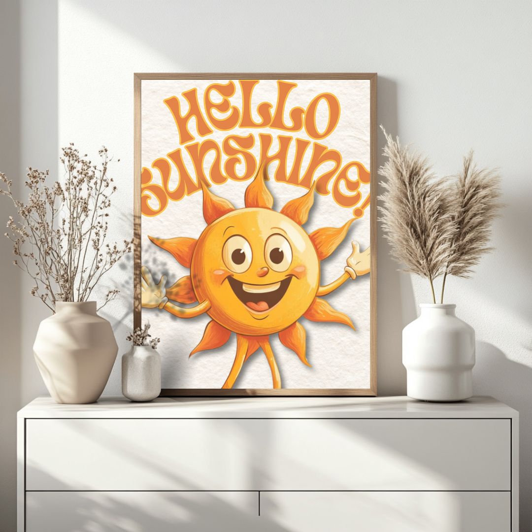 Hello Sunshine ! - Tableau typographique