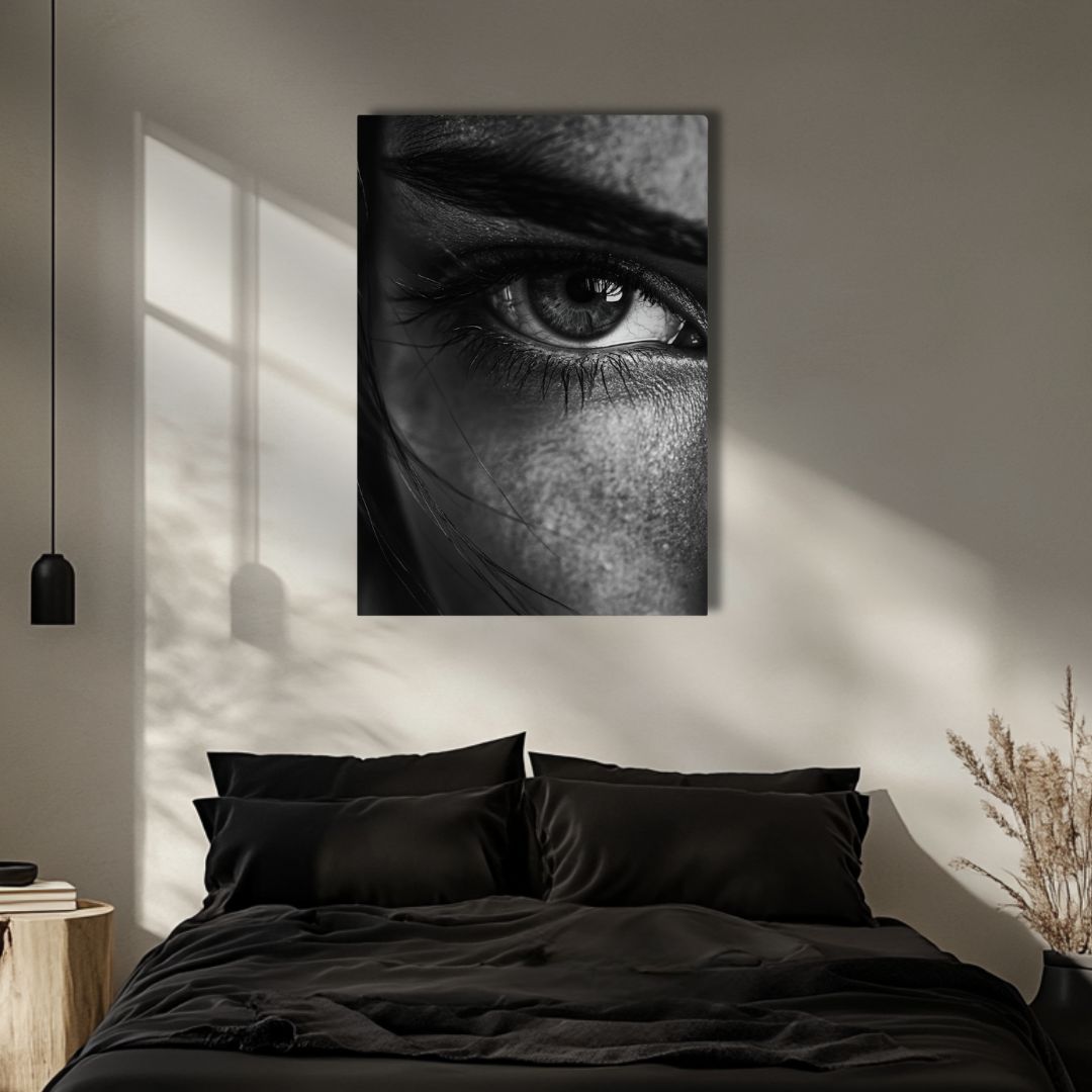 Le regard - Tableau portrait