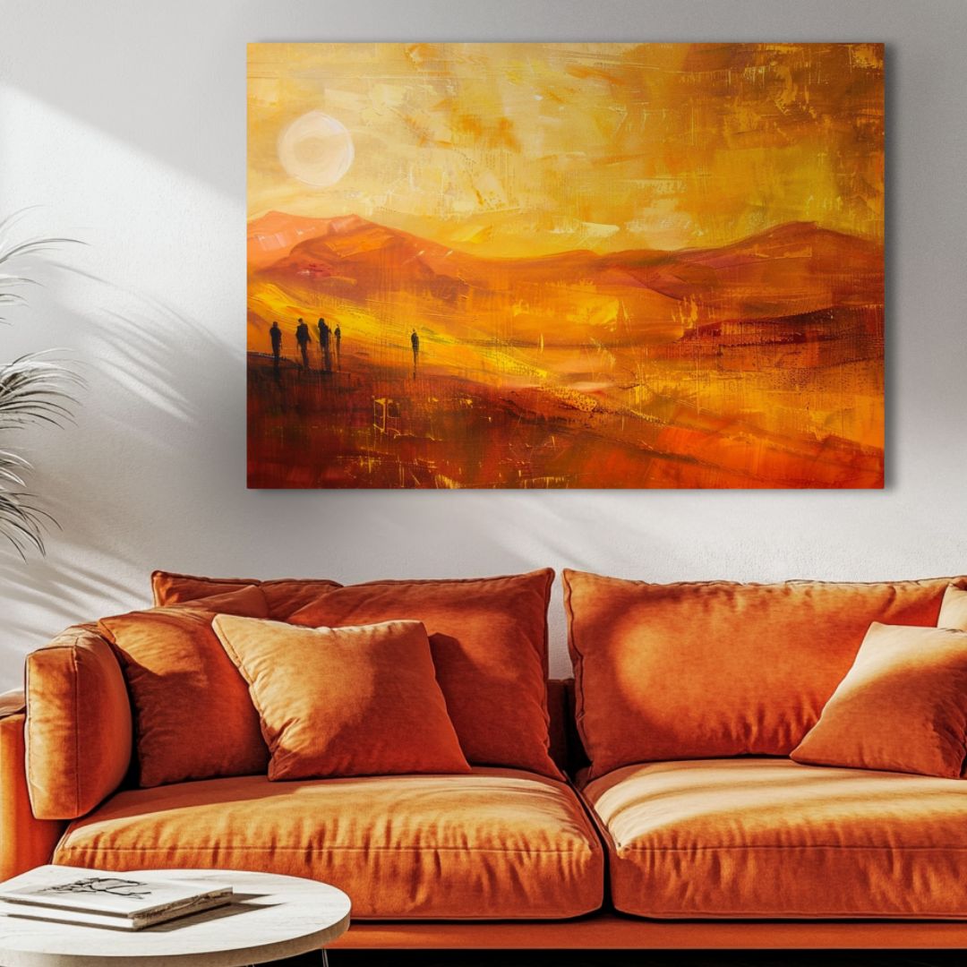 Lost in the desert - Tableau paysage abstrait