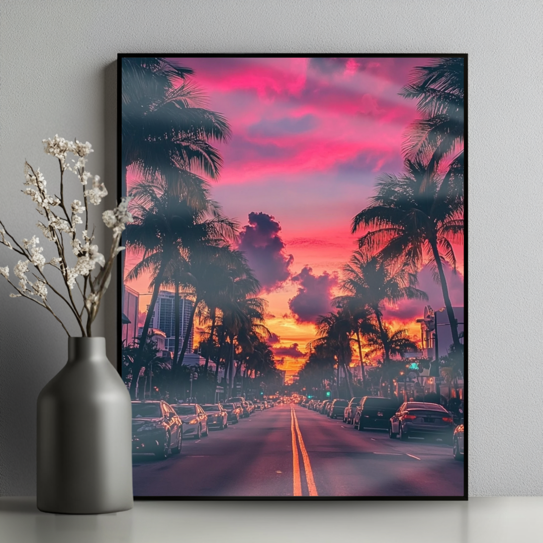 Miami Sunset - Paysage urbain