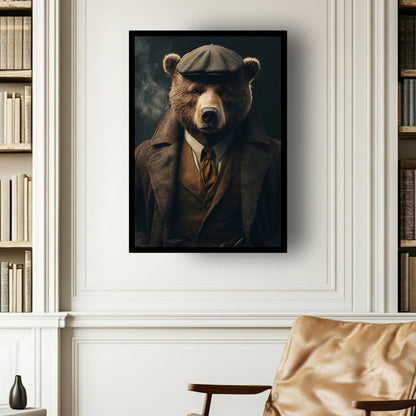 Ours 60s - Tableau animal
